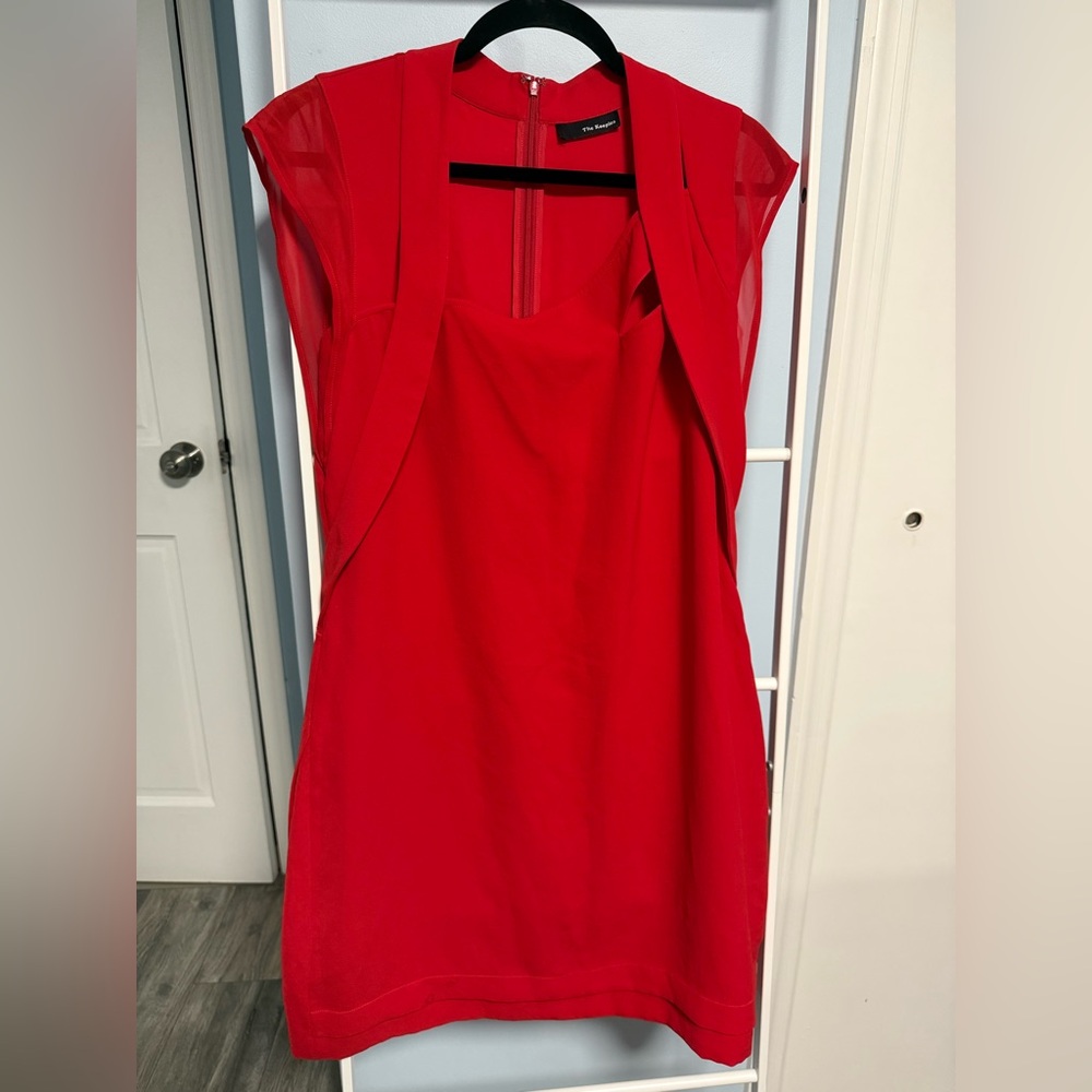 The Kooples Vibrant Red Mini Dress - Size 8